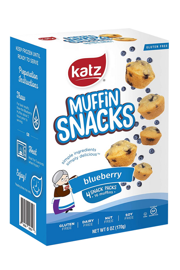 Katz Gluten Free Blueberry Muffin Snacks
