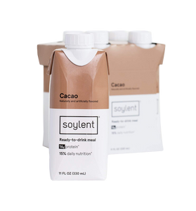 Soylent Meal Replacement Shake Cacao Tetra Pack 4 Pack 1