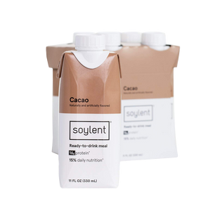 Soylent Meal Replacement Shake Cacao Tetra Pack 4 Pack 1