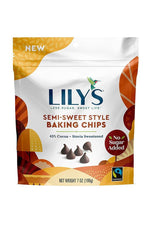 Lilys Less Sugar Baking Chips 7oz Resealable Bags